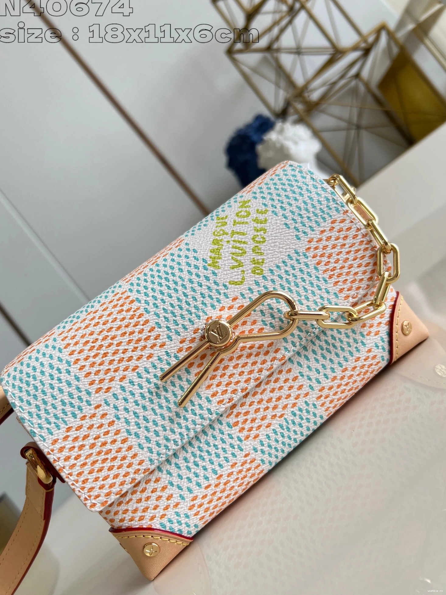 WIS Wallet-18*11*6.5CM LOUIS Wearable VUITTON Steamer 0828